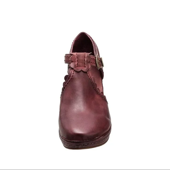 ANTELOPE N14 TAMBRA WEDGE SHOES/ COLOR: BORDEAUX