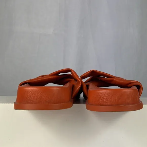 Anthropologie Silent D Helena Sandals in Terra Cotta.