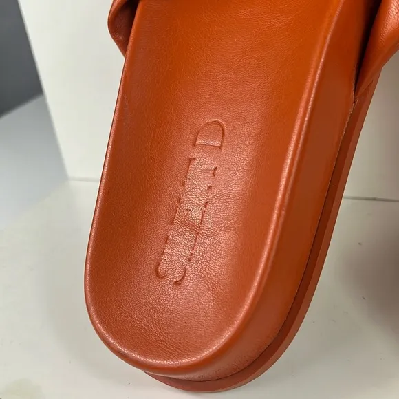 Anthropologie Silent D Helena Sandals in Terra Cotta.