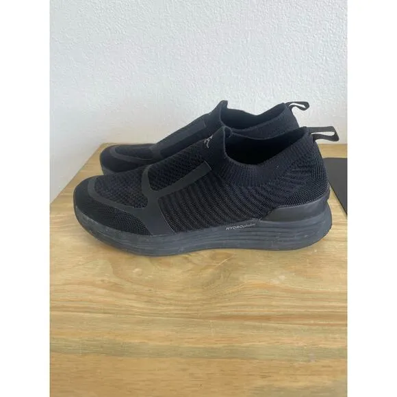 Ara Comfort Carlton Slip On Hydrophobic Tennis Shoes Black Mens Size 42 EU, 9 US