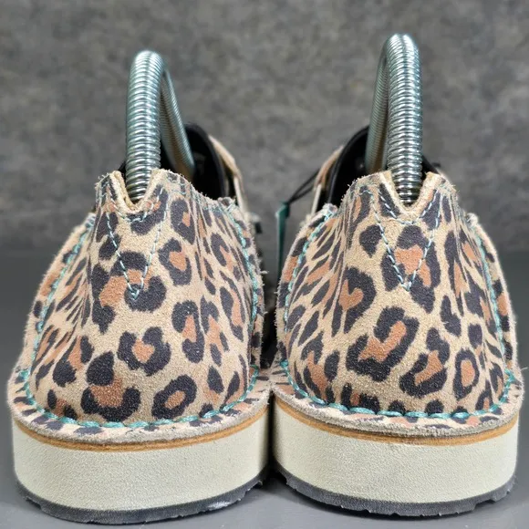 Ariat Cruiser Rodeo Quincy Leopard Print Shoes Slip On Loafers Women's 9.5