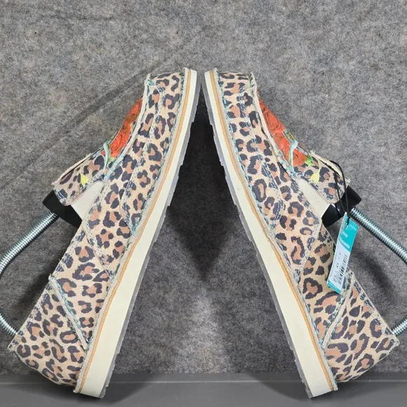 Ariat Cruiser Rodeo Quincy Leopard Print Shoes Slip On Loafers Women's 9.5