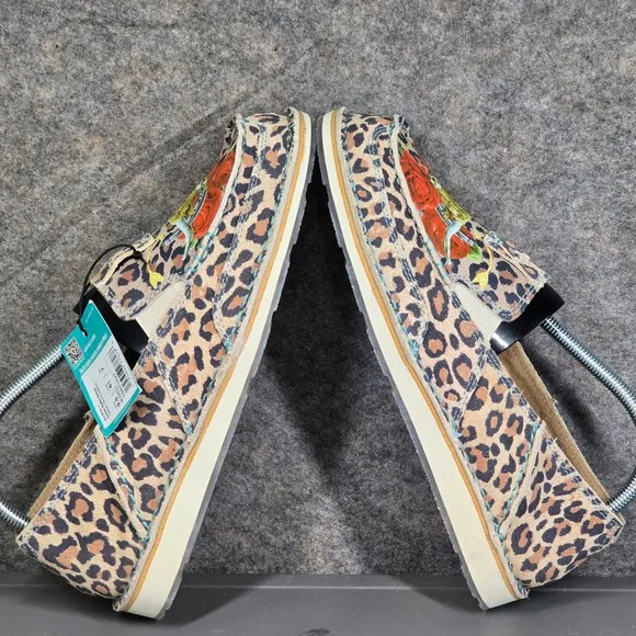 Ariat Cruiser Rodeo Quincy Leopard Print Shoes Slip On Loafers Women's 9.5