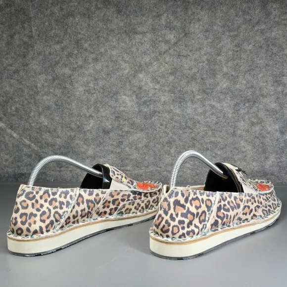 Ariat Cruiser Rodeo Quincy Leopard Print Shoes Slip On Loafers Women's 9.5