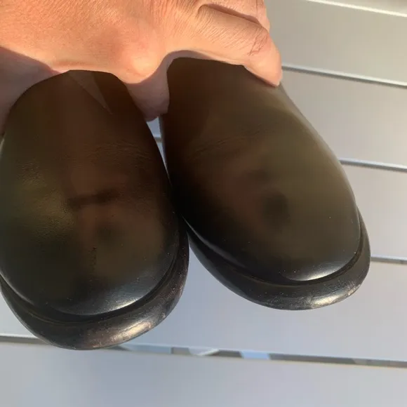 Ariat manmade tall black leather riding boots size 9.5B
