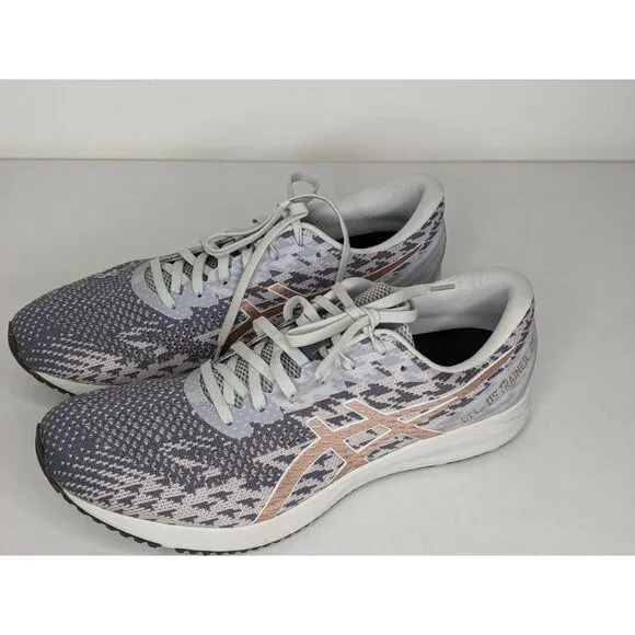 Asics Gel DS Trainer 25 Women's 12B Grey and Cream Athletic Shoes - New