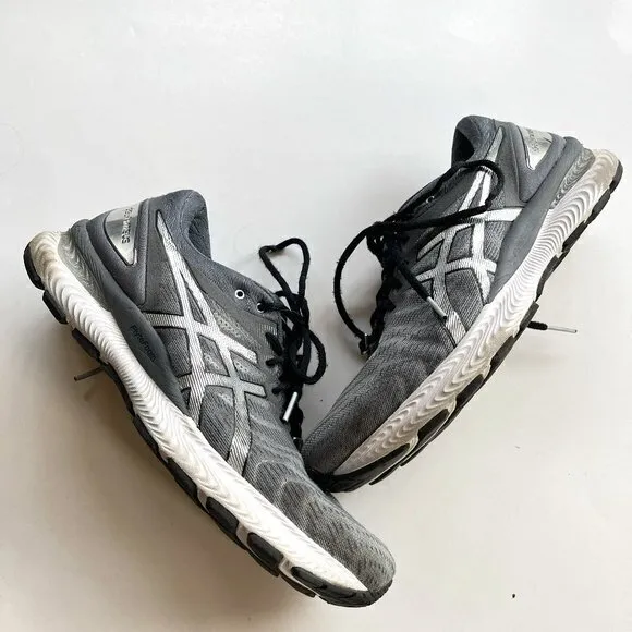Asics GEL-Nimbus 22 Platinum Men Running Shoes Carrier Grey Size 9‎ Athletic