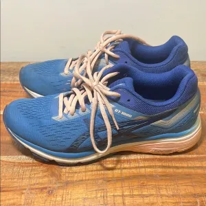 Asics GT 1000 7 Womens Size 8.5 Blue Athletic Running Shoes