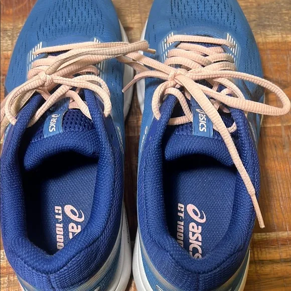 Asics GT 1000 7 Womens Size 8.5 Blue Athletic Running Shoes