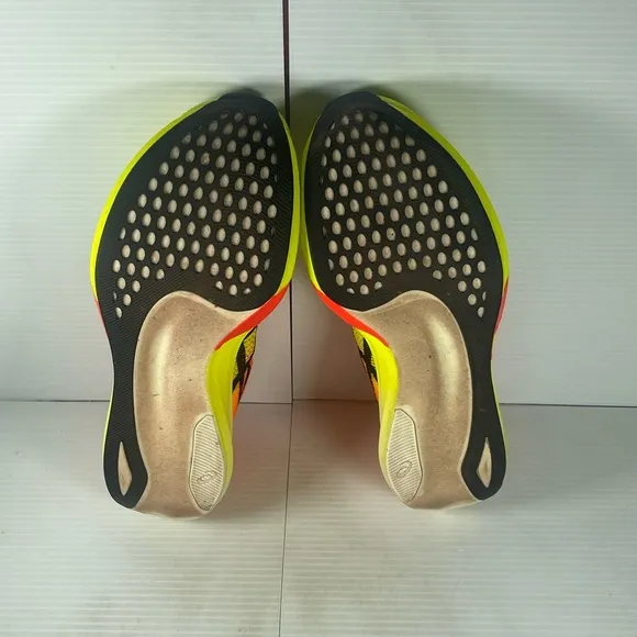 Asics MetaSpeed Edge Yellow and Red Running Shoes