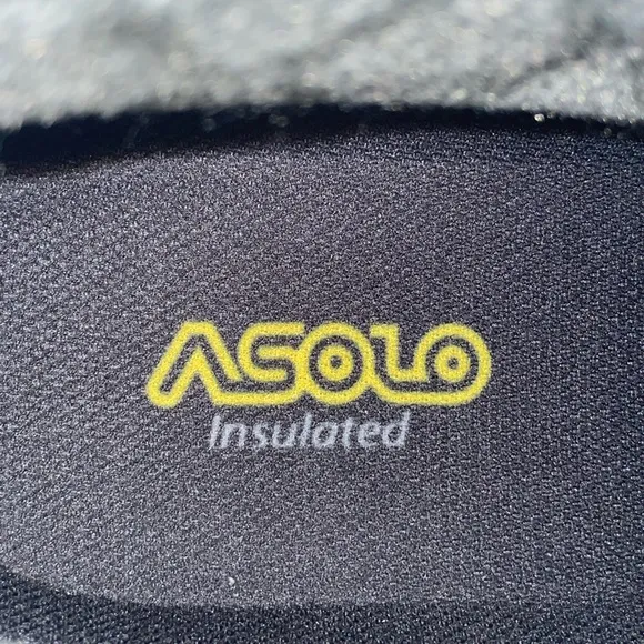 Asolo Nuuk GV Gore Tex Insulated Black Hiking Trail Vibram Mens Boots Size 12