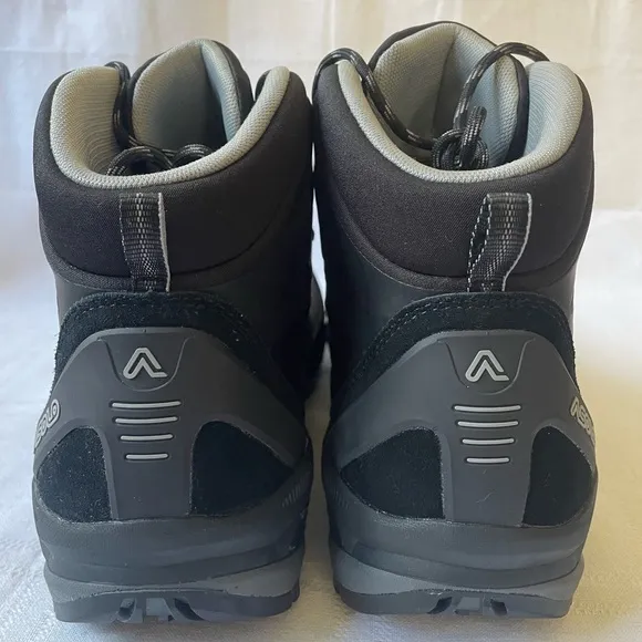 Asolo Nuuk GV Gore Tex Insulated Black Hiking Trail Vibram Mens Boots Size 12