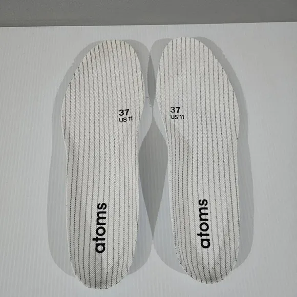 Atoms Model OOO Sneaker Lightweight Mens Shoe White Knit Size 11