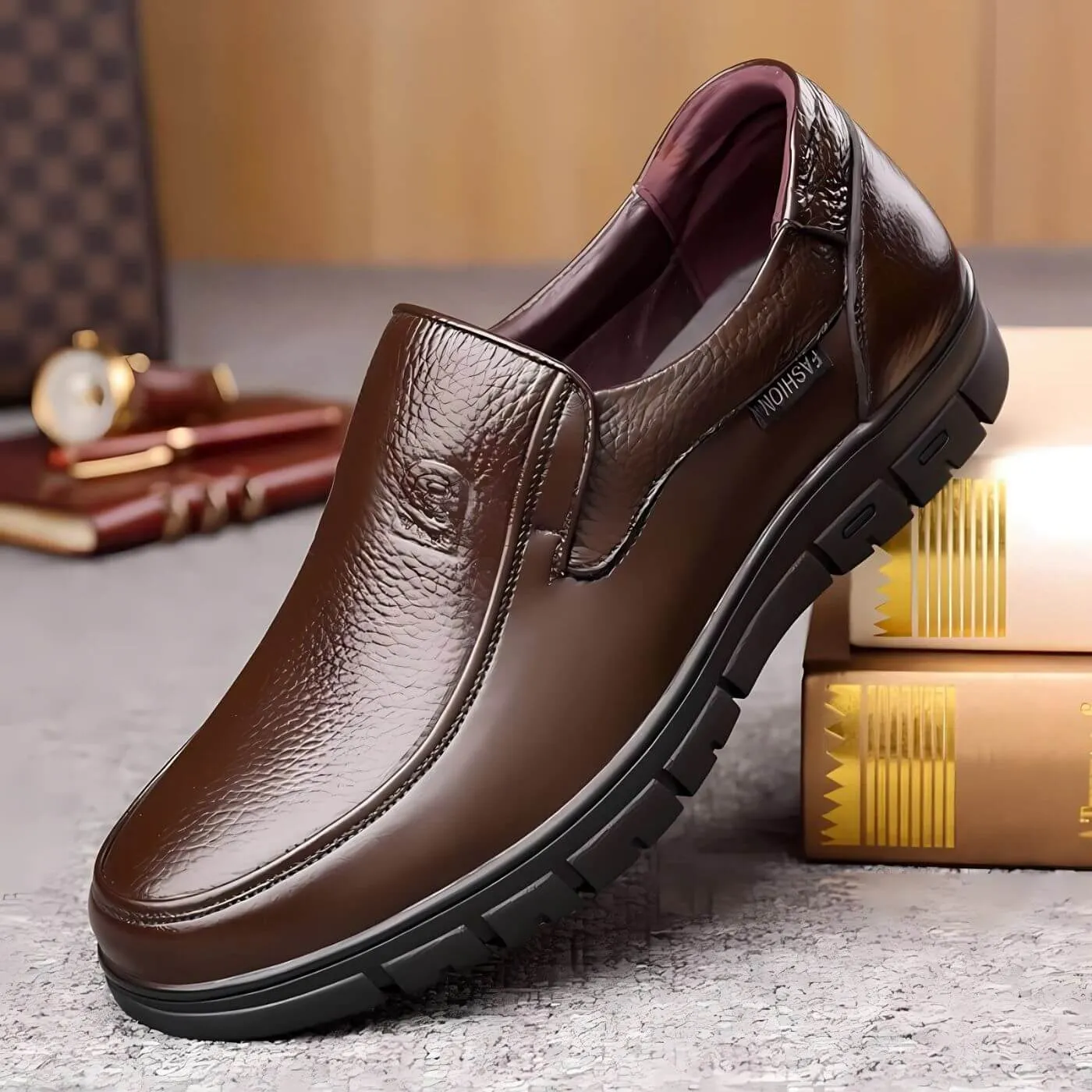 Atonio | Supportive Vegan Leather Shoes with Superior Comfort & Stability