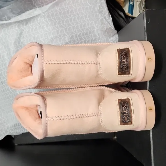 Australia Luxe Cosy Short Baby Pink Boots