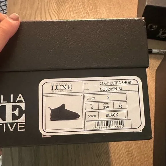 Australian Lux Cozy Ultra Short Boots.