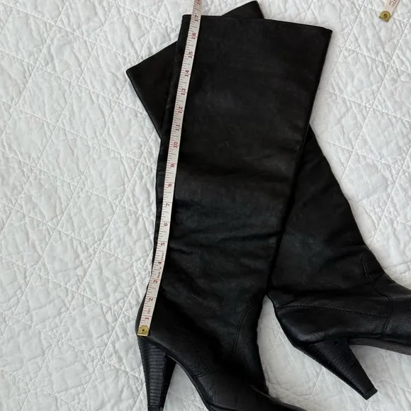 Authentic MICHAEL KORS FLEUR Black Leather Designer Convertible Tall