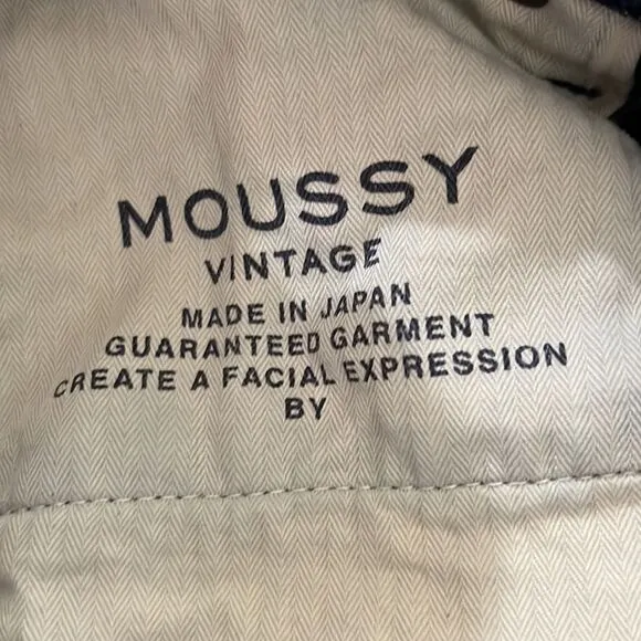 Authentic Moussy Women's Jeans size 26 Medium Wash High  Rise Straight Leg Japan