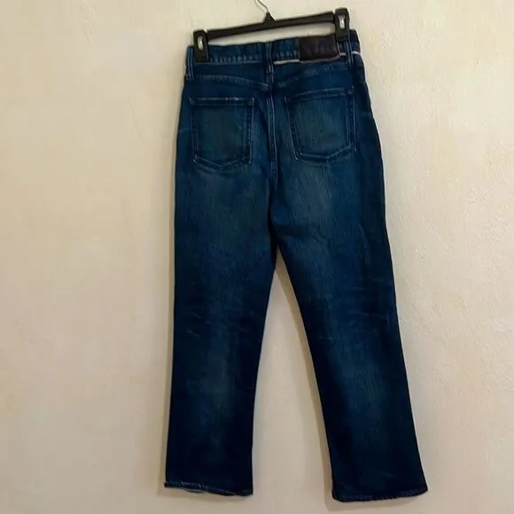 Authentic Moussy Women's Jeans size 26 Medium Wash High  Rise Straight Leg Japan