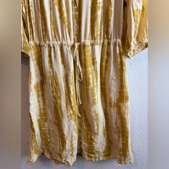 Ba&amp;sh Kenya Dress Yellow Size Small