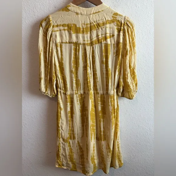 Ba&amp;sh Kenya Dress Yellow Size Small