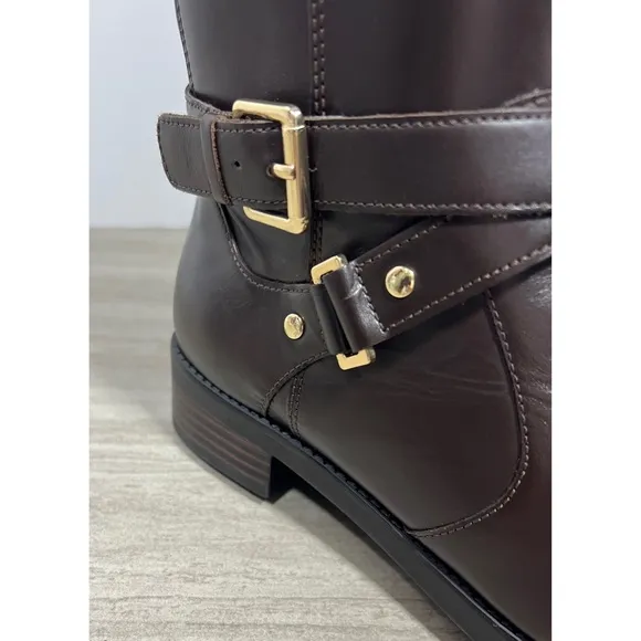 Bandolino Women’s Jiman Tall Leather Riding Brown Boots Size 6 New