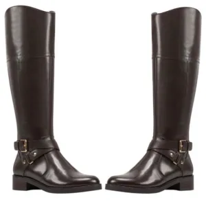 Bandolino Women’s Jiman Tall Leather Riding Brown Boots Size 6 New