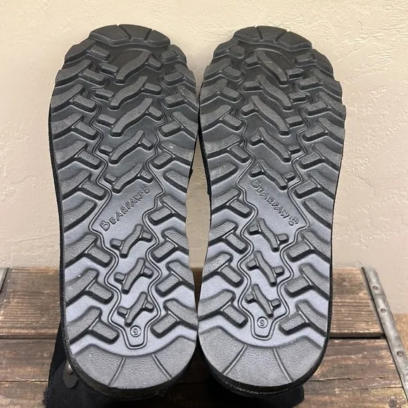 BearPaw Luna Black Short Boots Women’s Size 9 - NEW