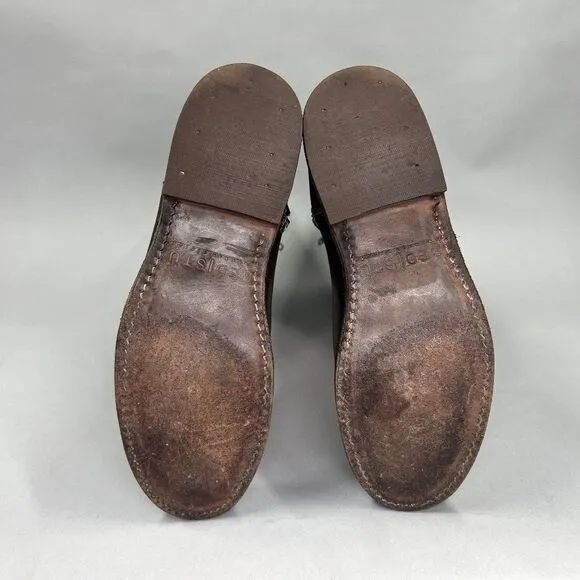 Bed Stu Women's Size 7 Tall Brown Leather Riding Boots