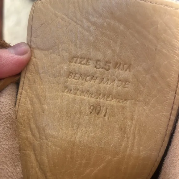 BedStu Manchester tan rustic white tall boots size 8.5