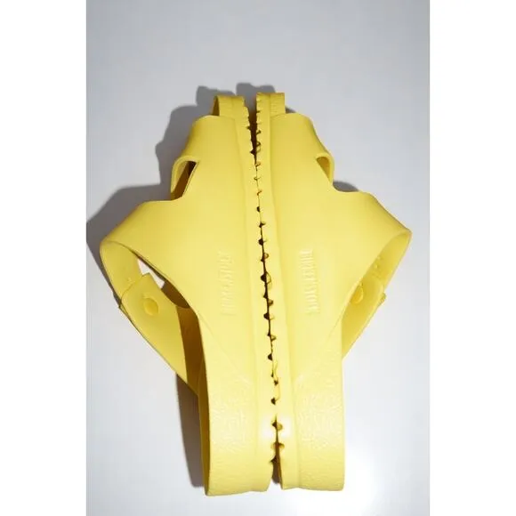 BIRKENSTOCK ARIZONA EVA SANDALS-VIBRANT YELLOW-SIZE EU 44, US 11-NWOB
