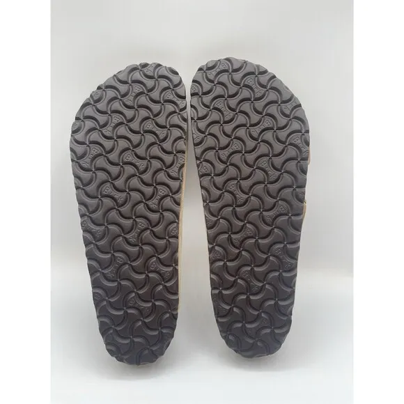 Birkenstock Arizona Sandals Unisex Brown Leather Vacay Size 10 US 41 EU New 5