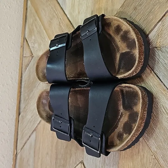 Birkenstock Arizona Sandals.