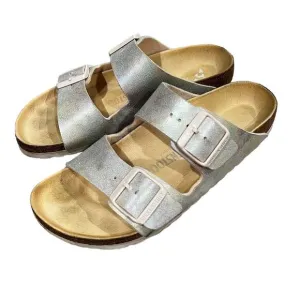 Birkenstock Arizona Vegan Women's Sandals Iridescent Rose  Size 8 Casual Summer