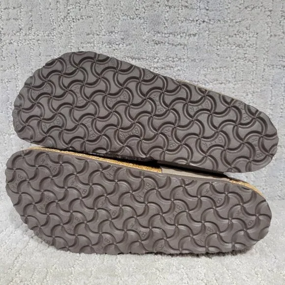 Birkenstock Gizeh Size EU 39 L8 M6 US R Brown Birko Flor Flip Flop thong Sandals