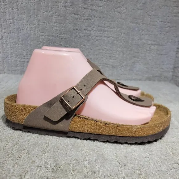 Birkenstock Gizeh Size EU 39 L8 M6 US R Brown Birko Flor Flip Flop thong Sandals