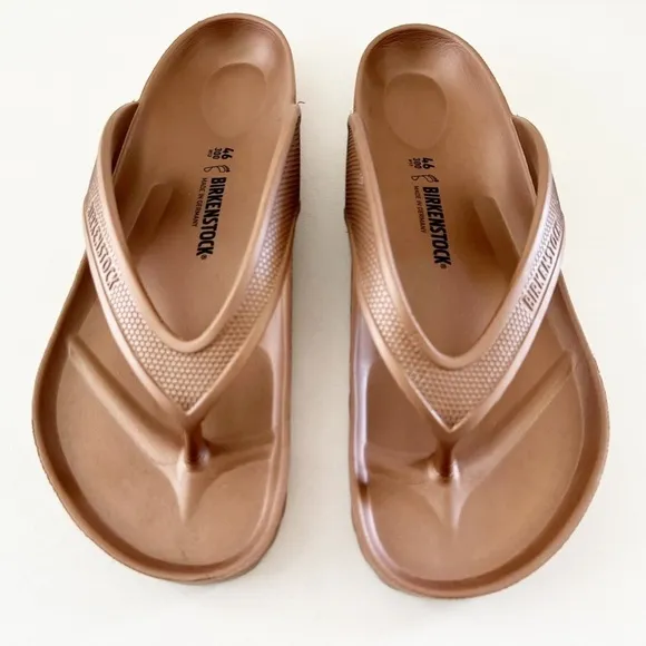 Birkenstock Honolulu Thong Sandal Shoe Flip Flop Pool Beach Sporty Copper 13.5