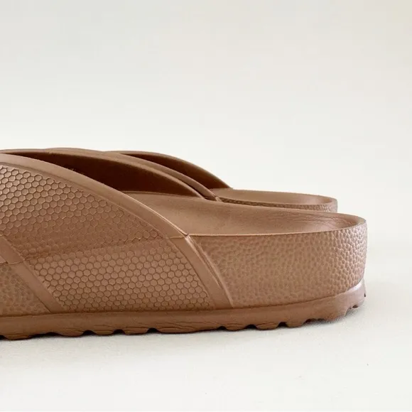 Birkenstock Honolulu Thong Sandal Shoe Flip Flop Pool Beach Sporty Copper 13.5