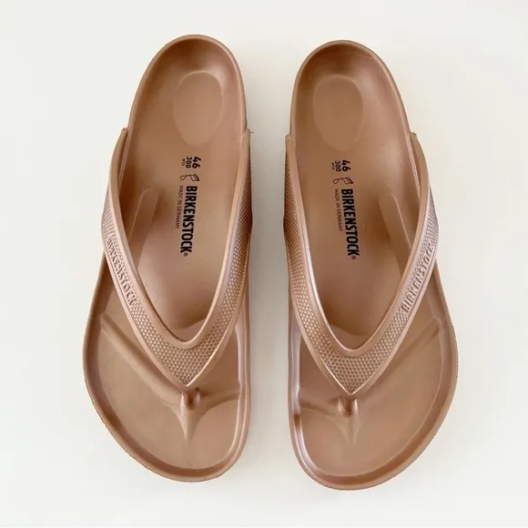 Birkenstock Honolulu Thong Sandal Shoe Flip Flop Pool Beach Sporty Copper 13.5