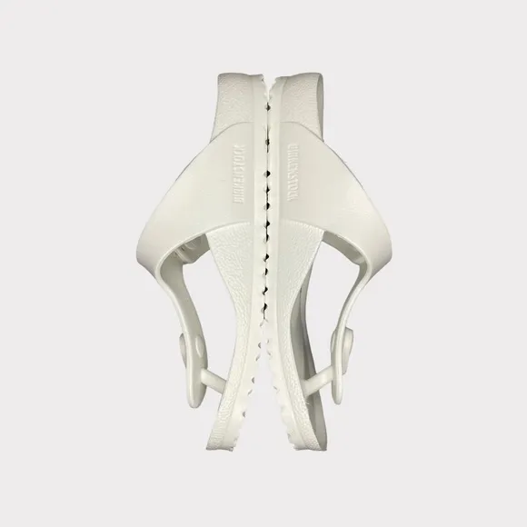 Birkenstock White Thong Sandals