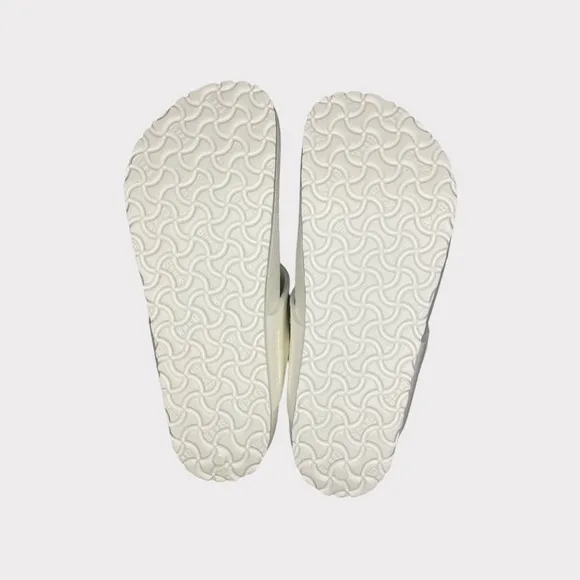 Birkenstock White Thong Sandals