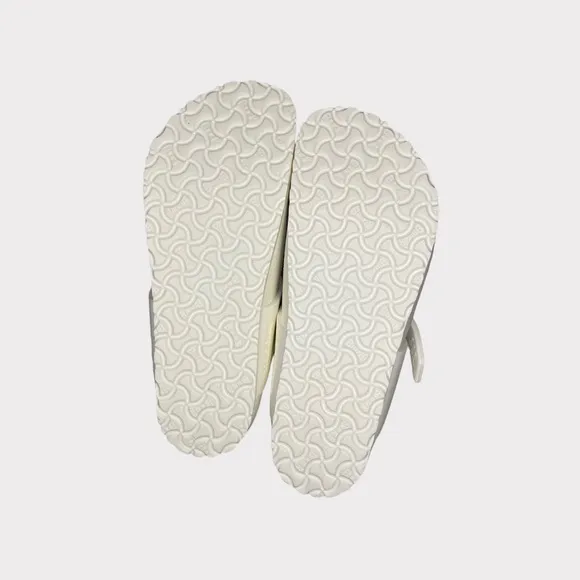 Birkenstock White Thong Sandals