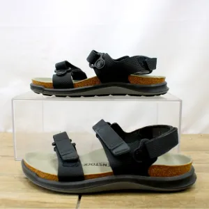 Birkenstock Womens 5/36 Kalahari Sandals Birko-Flor Futura Black Comfort Flats