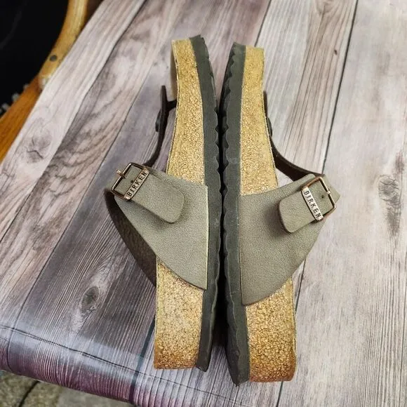 Birkenstock Women's Gizeh Tan Slip-on  Snadals Summer Sz 7