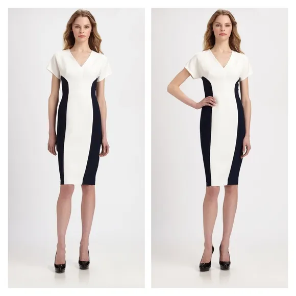 ❣️Black Halo Esperanza Colorblock Sheath Sz 6 NWT