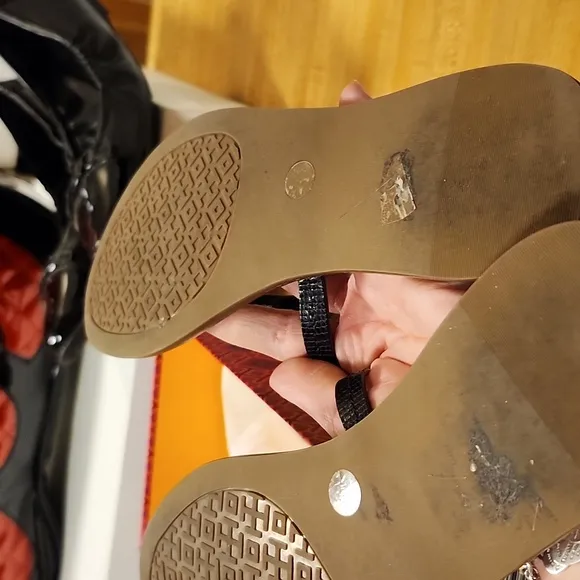 Black Sandals Tory Burch