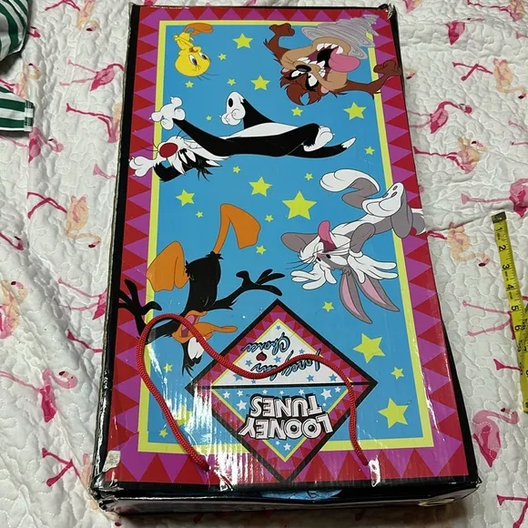 BNIB brand new Irregular Choice Looney Tunes Running Around Tall Heel Boots WB