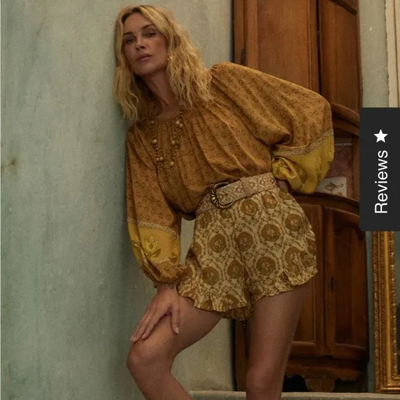 BNWT Spell Château Flutter Short SMALL