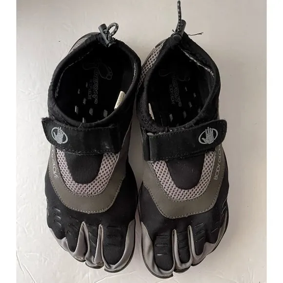Body Glove Water Shoes Mens 10 M 3T Barefoot Max Black Gray Color Block Mesh