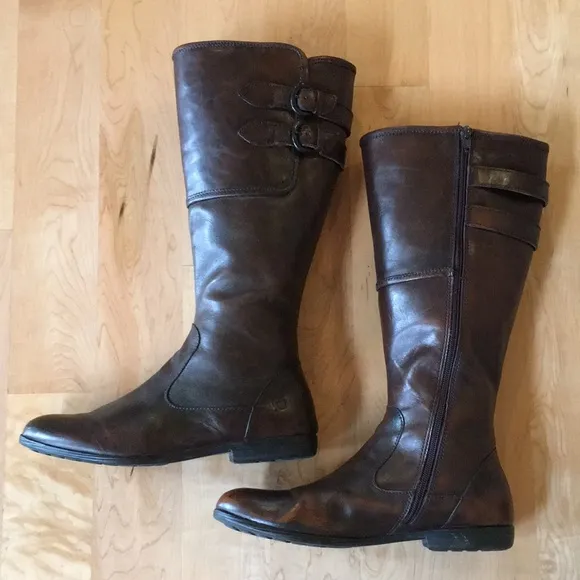 BORN | Genuine Leather Upper Tall Riding Boots